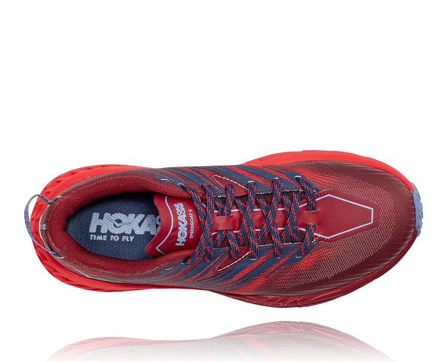 Hoka One One Trail Schoenen Dames - Speedgoat 4 - Rood - WX4170236